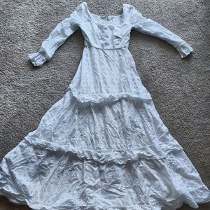 Vintage White Lace Dress